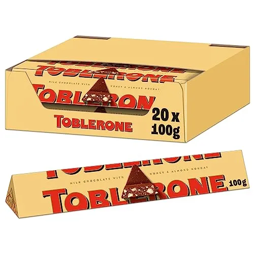Toblerone Schokolade 20 x 100g in braun von Toblerone