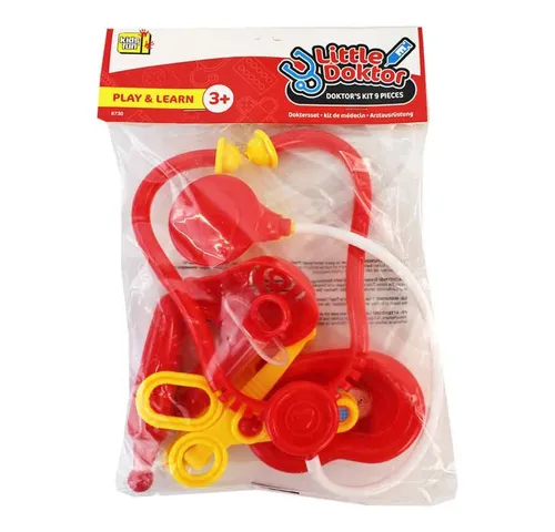 Jonotoys Spielzeug-Arztkoffer Arztset für Kinder 8-teilig im Beutel, (8-tlg)