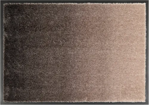 Schöner Wohnen Kollektion Fußmatte - Rutschfeste Sauberlaufmatte 67 x 100 cm in Beige/Taupe - Teppiche Gegend - Pflegeleicht und waschbar bei 30°C, ideal für Eingangsbereiche und schützt Böden zuverlässig vor Schmutz und Nässe.