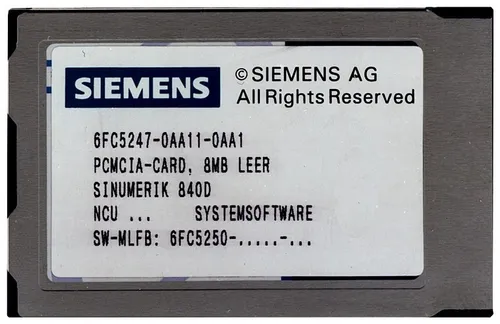 Siemens Ncu-Software 31 Achsen 6FC5250-6AX30-5AH0 von Siemens Dig.Industr. Ncu-Software