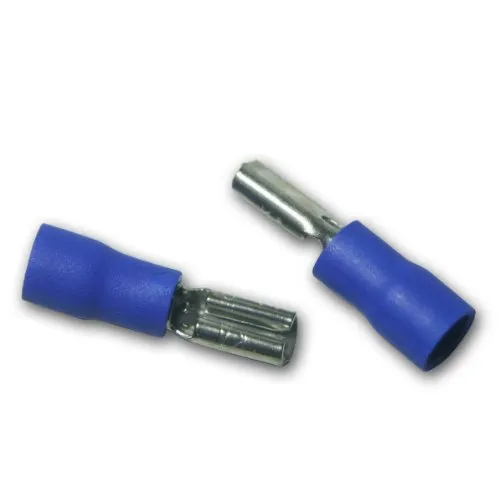 world-trading-net - 100x Flachsteckhülse Blau 2,8x0,5mm / 1,5-2,5mm²