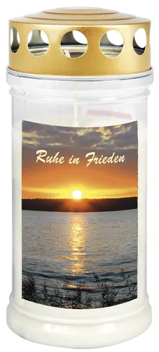Grabkerze - Gedenkkerze Motiv 