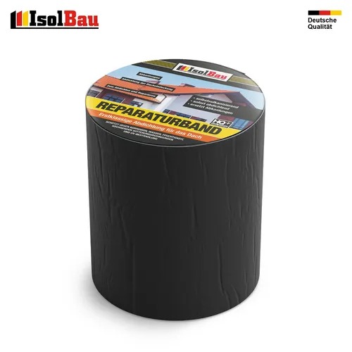 Reparaturband Bitumenband Schwarz 150 mm Selbstklebendes Aluband Butylband
