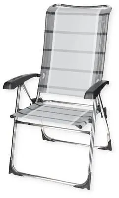 Dukdalf Aspen Campingstuhl, grau/weiß