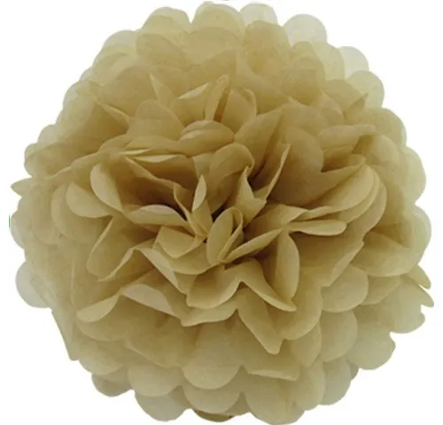 Creativery Pompon, 10 Papier Pompons 20cm SET
