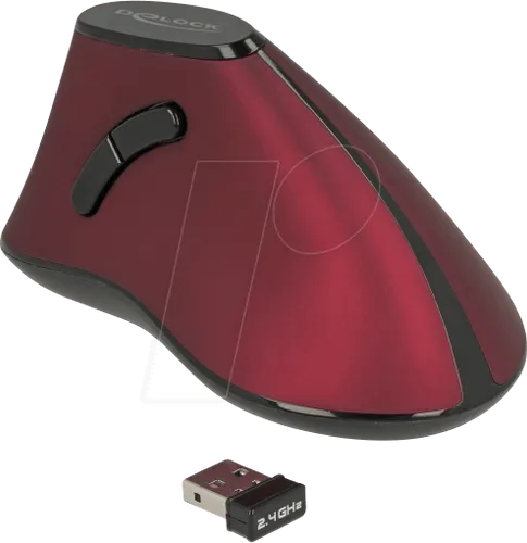 DELOCK 12528 - Maus (Mouse), Funk, optisch, vertikal