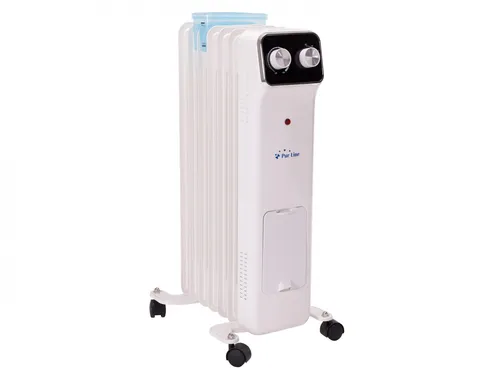 Purline Hoti Or1500 Ölradiator 1500W, mobil und kompakt - Heizgeräte: Leistungsstarker Ölradiator mit 1500 W, ideal für Räume bis 15 m². Mit 3 Heizstufen und sicherem Betrieb durch Überhitzungsschutz.