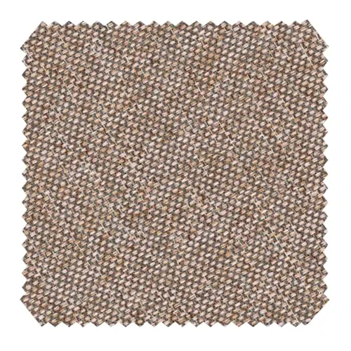 novely® LARISO - Gewebter Polsterstoff - Melierter Möbelstoff - Flachgewebe - Meterware 1lfm | Farbe: 89 Hellbraun
