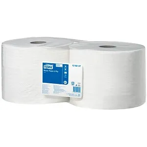 TORK Putztuchrollen Universal 320 - 2-lagig hochweiß, 1.500 Blätter, saugstark und reißfest für gründliche Sauberkeit