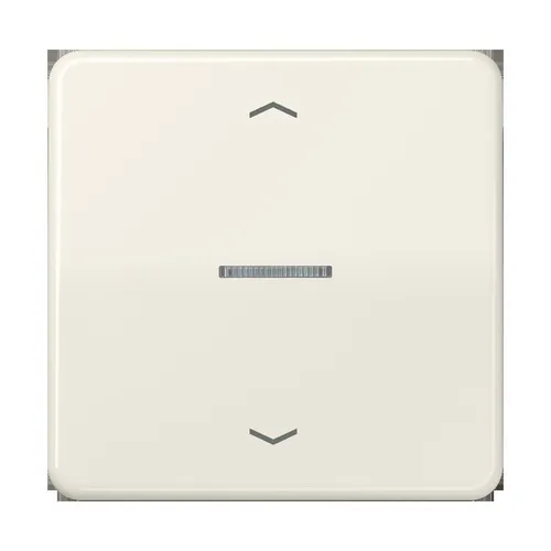 JUNG HOME Taster 1fach mit Pfeilsymbolen, weiß