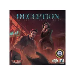 Jolly Thinker Deception - Getäuscht: Mord in Hong Kong - Brettspiel voller Intrigen und Täuschungen, ideal für Krimi-Fans, in dem ein Spieler geheim den Mörder spielt und die anderen ihn entlarven müssen.