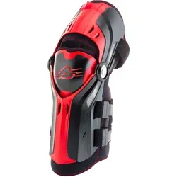 Acerbis Knie-\/Schienbeinschützer Gorilla Schwarz\/Rot - Knieprotektoren für Erwachsene, bieten optimalen Schutz und Komfort beim Motocross, ideal für Sicherheit und Bewegungsfreiheit.