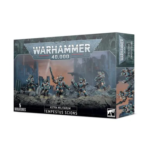 Games Workshop Astra Militarum Tempestus Scions - Warhammer 40.000 40k Imperiale - Tabletop Miniaturen für Warhammer 40.000, ideal für strategische Spiele und Sammler, detailgetreu und perfekt für spannende Schlachten.