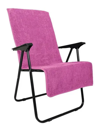 Laynenburg Handtuch Frottee Schonbezug Gartenstuhl, Baumwolle (1er-Set), Handtuch-Bezug Hochlehner - Stuhl-Bezug mit Umschlag für Campingstuhl