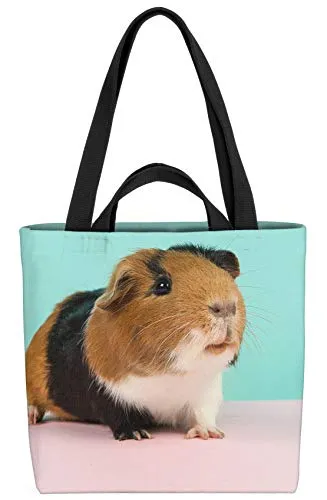 VOID Meerschweinchen rosa Tasche 33x33x14cm,15l Einkaufs-Beutel Shopper Einkaufs-Tasche Bag