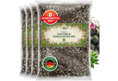 OraGarden Spezialerde für Kakteen & Sukkulenten - Blumenerde mit optimaler Drainage und Nährstoffversorgung, speziell entwickelt für die Bedürfnisse von Sukkulenten und Kakteen, damit sie prächtig gedeihen.