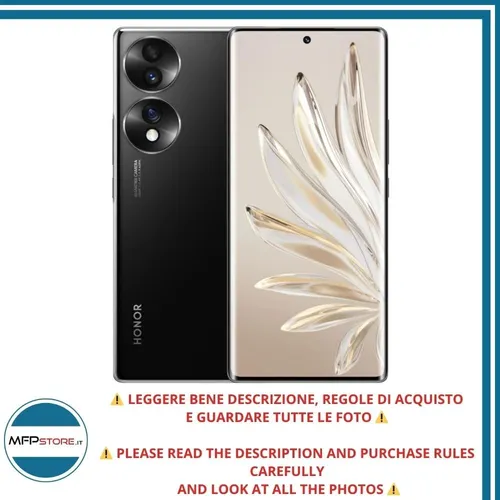Produktbild HONOR 70 8 GB + 256 GB – Snapdragon 778G Plus In Elegantem Schwarz - VERSIEGELT