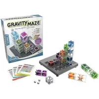 ThinkFun Gravity Maze - Kugellabyrinth für kluge Köpfe ab 8 Jahren - Gesellschaftsspiel mit 60 herausfordernden Aufgaben, fördert räumliches Denken und bietet stundenlangen Spielspaß für die ganze Familie.