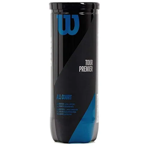 Wilson Unisex - Erwachsene Tour Premier 3 Ball Tennisbälle - Hochwertige Tennisbälle für Wettkämpfe, bieten hervorragende Spielbarkeit und Langlebigkeit für ambitionierte Spieler.