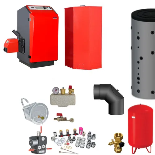 ATMOS Pelletkessel P21 | 19,5 kW | Komplettset 2