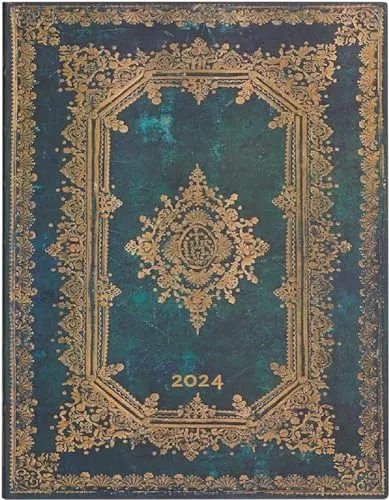 Paperblanks Flexi 12-Monatskalender 2024 Astra, Vertikal - Ultra (230 x 180), Deutsch