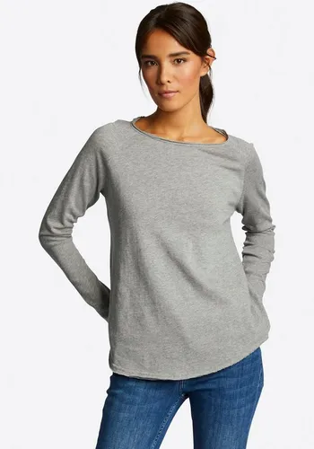 RICHROYAL Langarmshirt 2409 O HJ LS mit offener Ausschnittkante und Saum