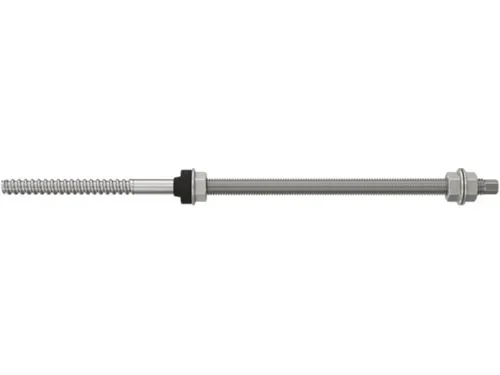 Fischer Doppelgewindeschraube STSR M12 x 350mm A2 - Robuste Doppelgewindeschraube aus nicht rostendem Stahl, ideal für langlebige Befestigungen. Packungseinheit: 25 Stück.