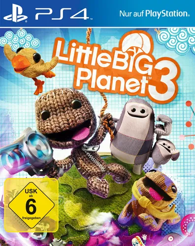 Little Big Planet 3 - Action-Adventure für PlayStation 4 mit neuen spielbaren Charakteren, jeder mit einzigartigen Fähigkeiten. Erlebe kreative Abenteuer im Multiplayer-Modus für bis zu vier Spieler!