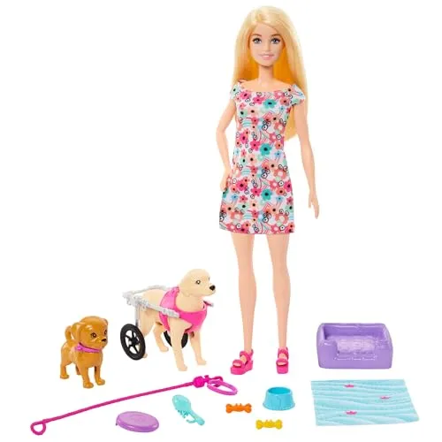 Barbie HTK37 (960-2419) Puppe - Die Barbie HTK37 Puppe mit trendigem Outfit und beweglichen Gelenken, ideal zum Spielen und Sammeln für junge Fashionistas.
