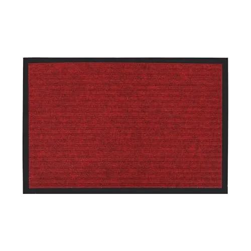 Bestlivings Fußmatte für Eingangsbereich- Schmutzfangmatte (Rot / 60x40cm) rutschfeste Sauberlaufmatte für Innen und Außen, saugfähiger Fußabstreifer