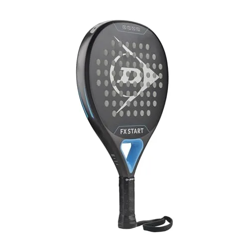 Dunlop Padel Bat FX Start – Hybridform, Graphit-Rahmen, Medium-Balance, Pro-Eva-Kern – Für Anfänger