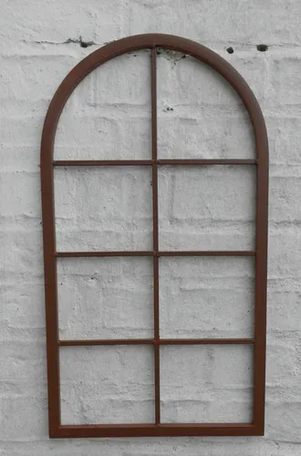 Fenster Sprossenfenster Bilderrahmen Wanddekoration Eisen rostfarben