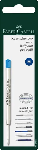 FABER CASTELL KUGELSCHREIBERMINE M BLAU NEU OVP