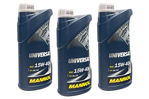 Motoröl MANNOL 15W-40 Universal API SG/CD 3 Liter