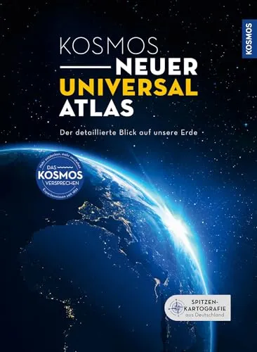 Kosmos Neuer Universalatlas: Detaillierte Weltkarten für Entdecker - Freizeit, Haus & Garten - Hochwertige Kartografie und umfassende Informationen für eine bessere Orientierung und Wissensvermittlung.