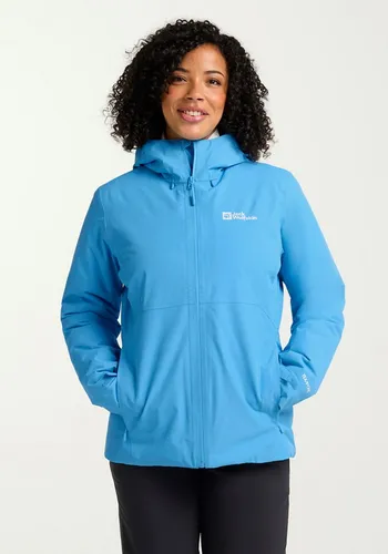 Jack Wolfskin Wisper INS Jacket W - Sky Blue (XS) - Funktionsjacke für Damen mit hervorragendem Wetterschutz und PRIMALOFT Isolierung für optimale Wärme. Ideal für aktive Tage im Freien oder Stadtbesuche bei kaltem Wetter.