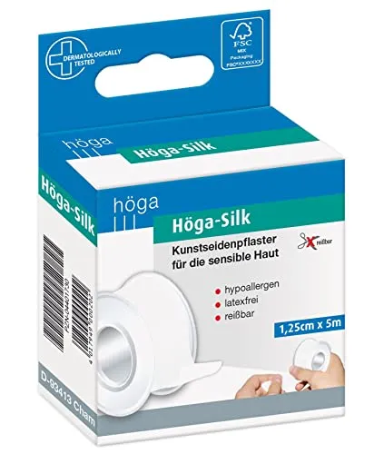 Höga-Silk Kunstseidenpflaster, für die empfindliche Haut