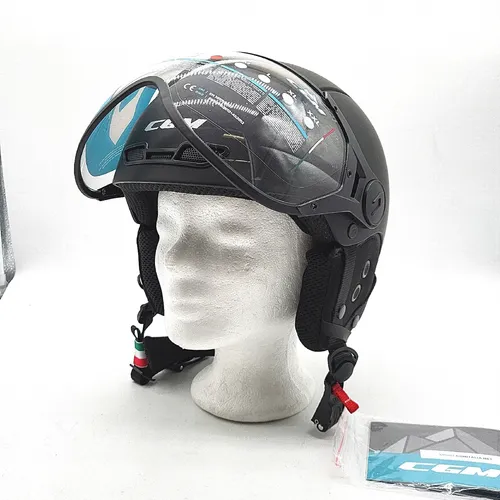 CGM EBI Skihelm Unisex Erwachsene Mattschwarz S 55 bis 56 cm - Skihelm für Unisex mit optimalem Schutz und modernem Design, ideal für Skifahrer und Snowboarder.