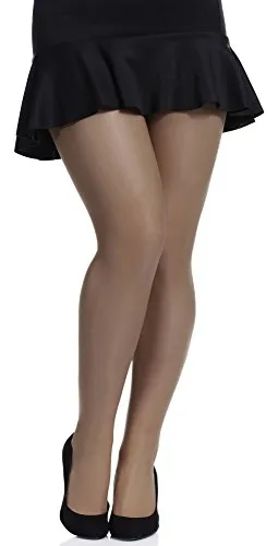 Merry Style transparente Damen Strumpfhose plus size MS-161 20 DEN (Glace, XXL (50-56))