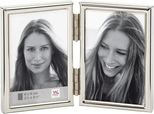 Chloe 3 Portraitrahmen 2 X 6x9 cm silber in silber von Walther