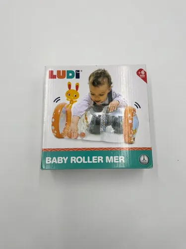 LUDI Baby Roller Spielzeug zum Herumrollern Babyrolle aufblasbarer Zylinder ✅