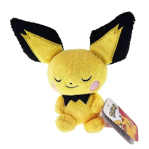 Jazwares Pokémon Schlafendes Pichu 13 cm Plüschtier Kuscheltier
