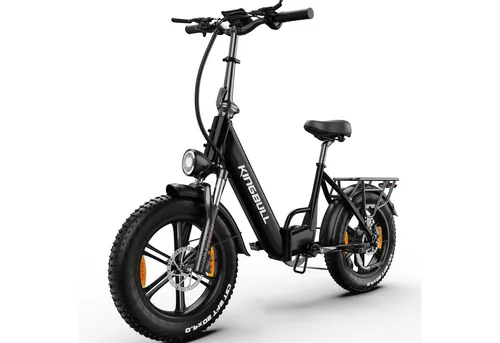 Vankel E-Bike Cityrad KLR Herren Elektrofahrrad 648Wh - Faltbares Elektrofahrrad mit 250W Motor und 48V 13.5Ah Akku für bis zu 100 km Reichweite. Ideal für Stadtfahrten und leichte Offroad-Touren. Inklusive Gepäckträger und intelligentem Farbdisplay.