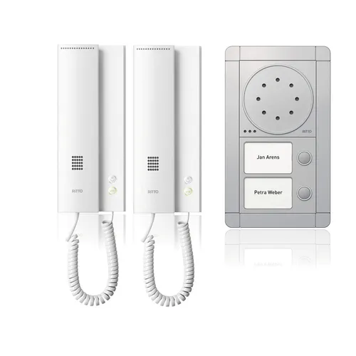Ritto 1891220 Portier Audio-Komplettpaket für 2 WE von Ritto