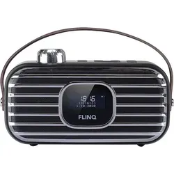 FlinQ DAB Notfallradio – Tragbares Retro Radio mit Bluetooth und DAB+