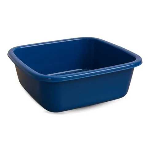 PARENCE.- Square Basin 6L – Kompakte Hochleistungs-Waschwanne aus Kunststoff 30 cm | Mehrzweckbecken für Geschirr, Haushalt, Wäsche oder Garten, zufällige farben