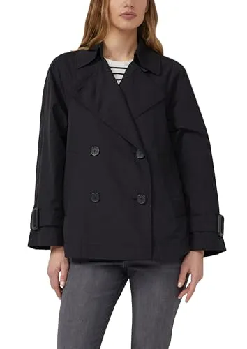 s.Oliver Cabanjacke im Relaxed Fit mit abgerundetem Saum - Die ungefütterte Cabanjacke im Relaxed Fit überzeugt mit einem stylischen Reverskragen und praktischen Leistentaschen. Ideal für Outdoor-Anlässe und vielseitig kombinierbar.