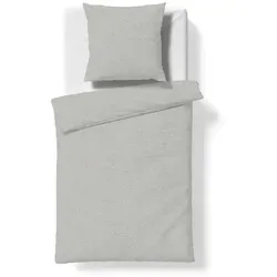 fleuresse Bettwäsche Black Premium 135 x 200 cm Jersey Grau - Hochwertige fleuresse Bettwäsche in elegantem Grau, 135 x 200 cm, aus softem Jersey für angenehmen Schlafkomfort. Ideal für stilvolle Schlafzimmer.