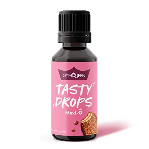 GymQueen Tasty Drops, Maxi Q, Flavour Drops ohne Kalorien, 30ml