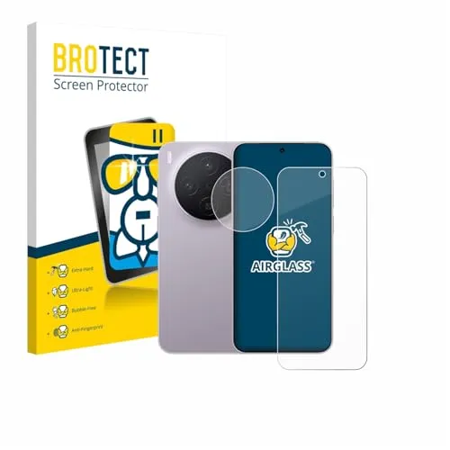 BROTECT Schutzglas für Vivo X300 Pro (Display+Kamera) Schutzfolie Panzer Folie Glas[Extrem Kratzfest 9H, Anti-Fingerprint, Ultra-Transparent]
